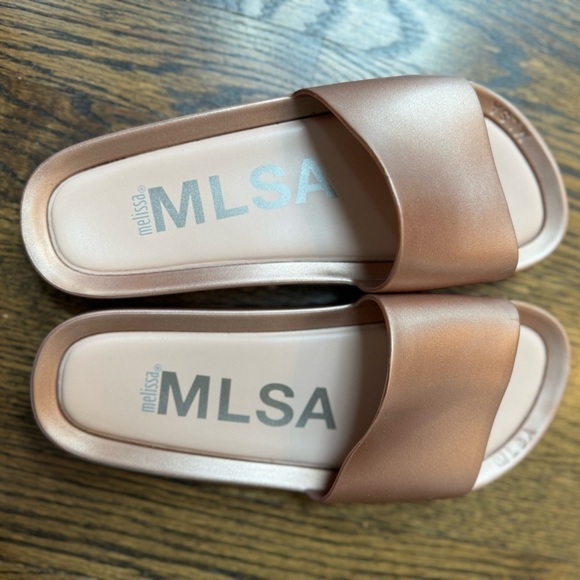 Melissa MlSA Beach slide sandal rose gold - Picture 2 of 5
